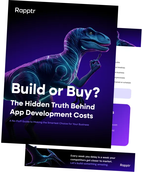 Build or Buy ebook preview - a guide to app development costs